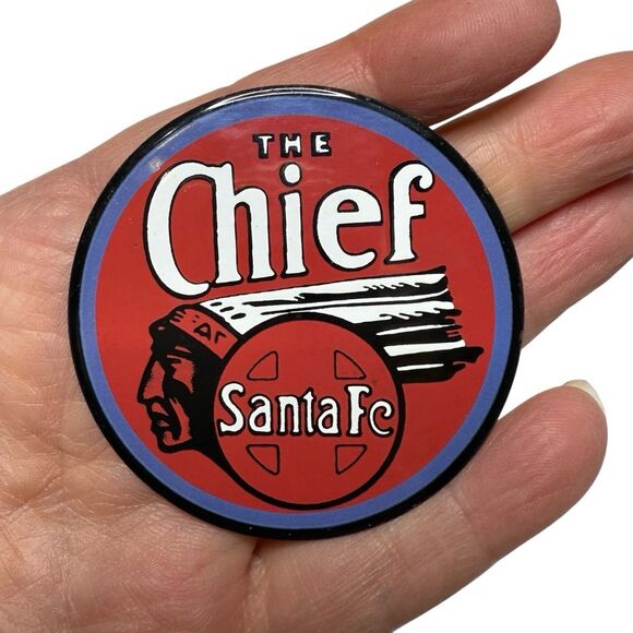 The Chief Santa Fe Railroad Train Refrigerator Magnet - Picture 5 of 5